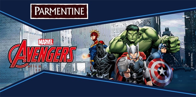 Tentez de gagner une box, une figurine ou un jeu Marvel avec Parmentine