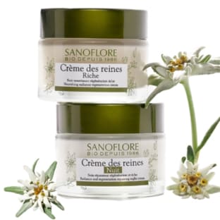 Échantillons gratuits des Crèmes des Reines Jour et Nuit Sanoflore