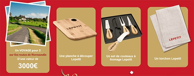 Séjour et cadeaux à gagner avec Lepetit