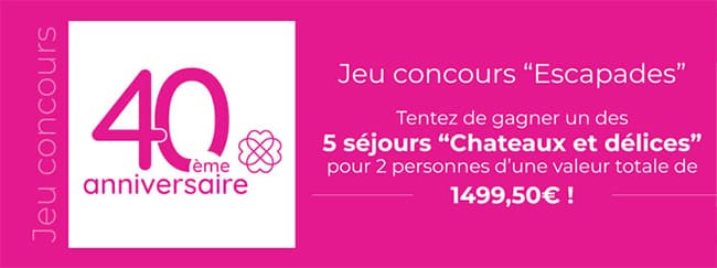 Gagnez un coffret Wonderbox « Châteaux et Délices » avec Françoise Saget