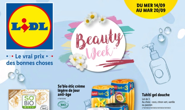Catalogue Lidl « Beauty Week » du 14 au 20 septembre 2022