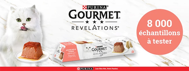 Testez Gourmet Revelation de Purina avec ConsoAnimo