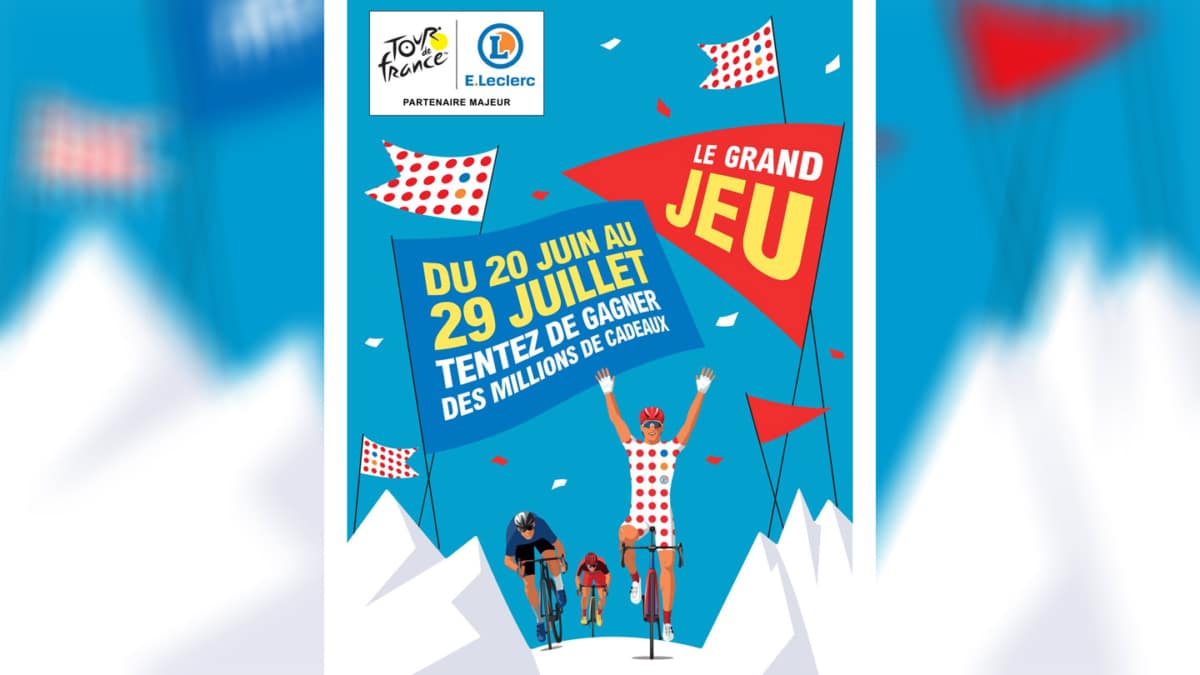 Jouez avec les cartes à code E.Leclerc Grand Jeu Tour de France 2023