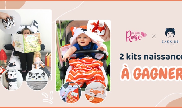 Jeu La Boîte Rose : Kits naissance bébé Zakkids à gagner