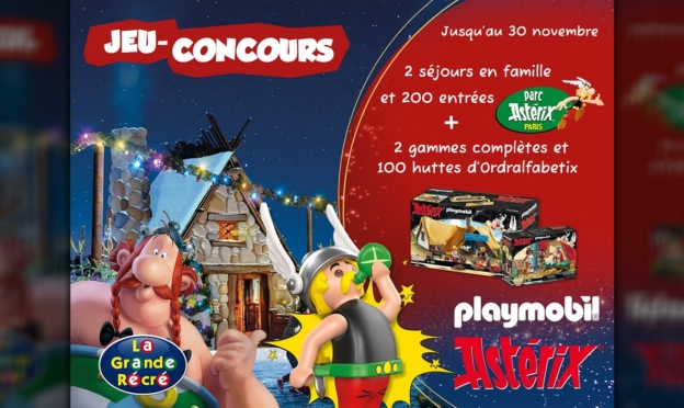 Jeu La Grande Récré : Séjours Astérix et lots Playmobil à gagner