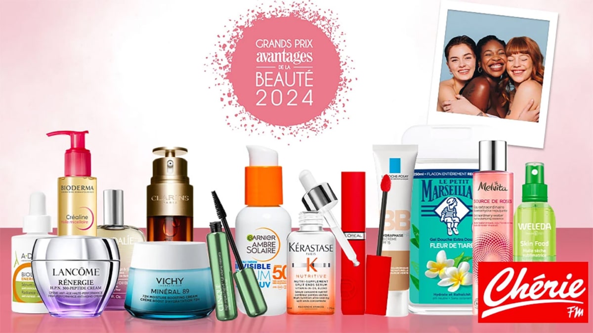 14 lots de soins élus aux Grands Prix Avantages Beauté à gagner