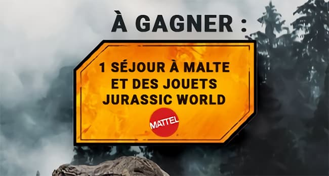 Gagnez un séjour à Malte ou un jouet Jurassic World avec La Grande Récré