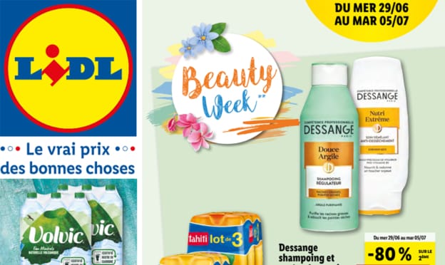 Catalogue Lidl « Beauty Week » du 29 juin au 5 juillet 2022
