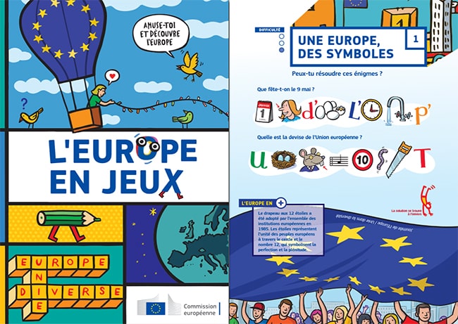 Recevez gratuitement le livret L’Europe en jeux de OP.europa.eu