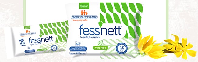 Fess'net Papier toilette humide - x50