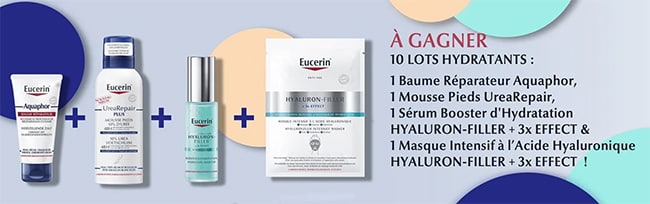 Soins hydratants Eucerin à remporter