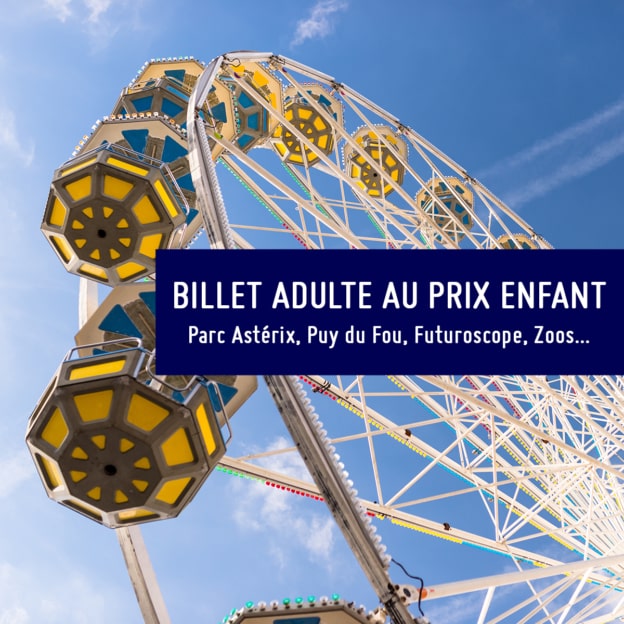 Parc Astérix, Puy du Fou, Zoos… Billet adulte au prix enfant avec Carrefour