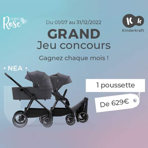 Jeu La Boîte Rose & Kinderkraft : Poussette NEA à gagner