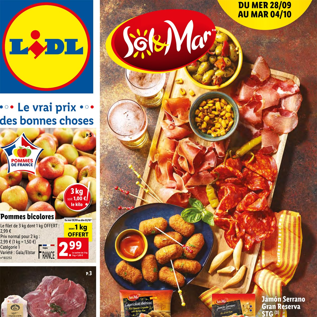 Catalogue Lidl "Sol & Mar" du 28 septembre au 4 octobre 2022