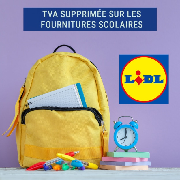 Bon plan Rentrée : Lidl va supprimer la TVA sur les fournitures scolaires