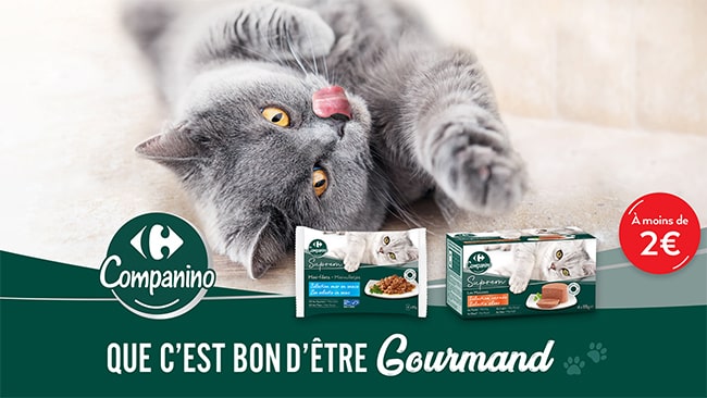 Testez les mousses et les effilés en sauce Carrefour Companimo Suprem avec TRND