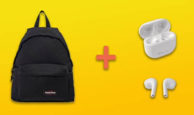 Sac Eastpak + écouteurs = 4,99€ (fidélité Auchan + bons reprise déduits)