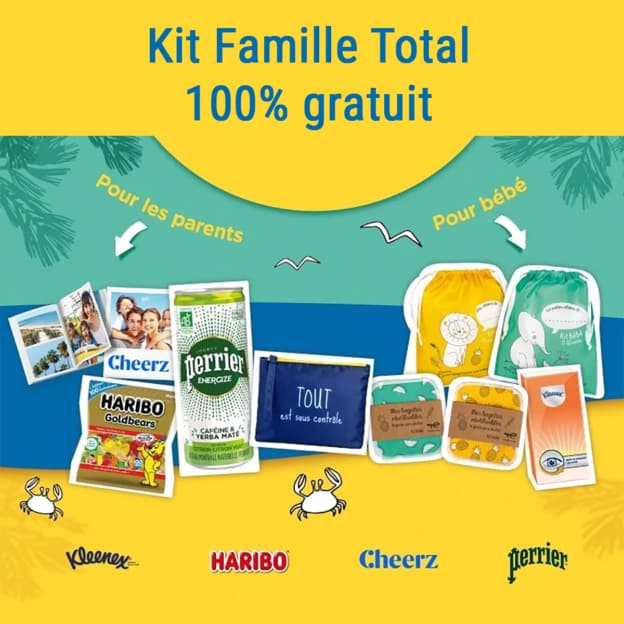 Kit Famille Total 2022 gratuit : Nombreux cadeaux offerts !