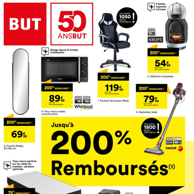 ODR BUT : Jusqu'à 200% remboursé
