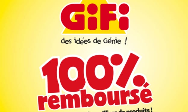 L’offre choc de GiFi : Des milliers de produits 100% remboursés