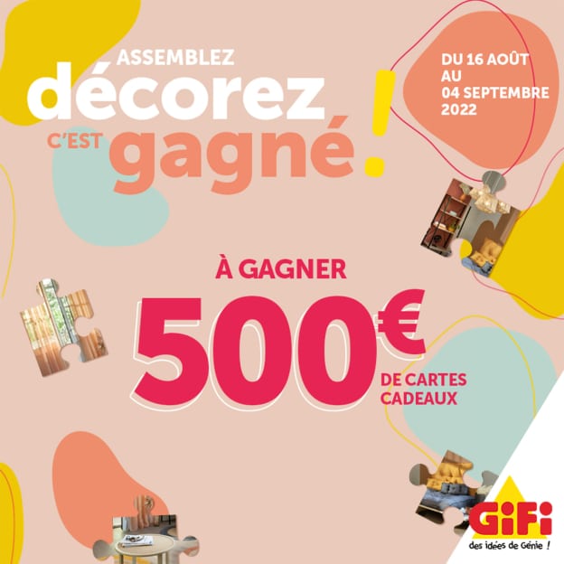 Jeu Gifi : Cartes cadeaux à gagner