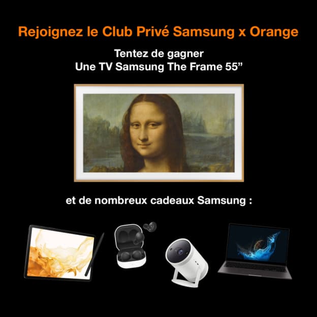 Jeu Orange : lots Samsung à remporter