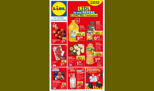 Catalogue Lidl du mercredi 28 juin au mardi 4 juillet 2023