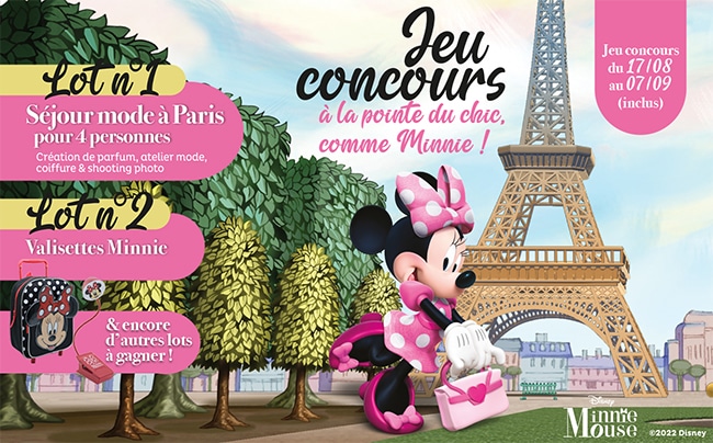 Gagnez un cadeau Minnie ou un séjour à Paris avec Chaussea