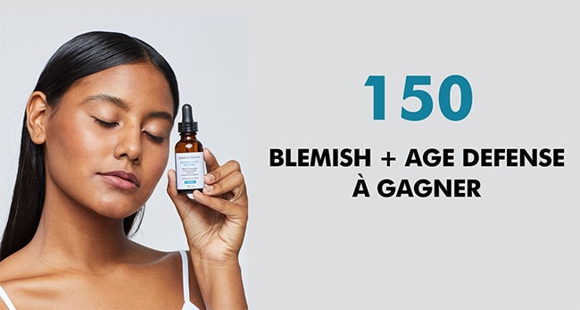 Gagnez un sérum correcteur anti-imperfections Blemish + Age Defense SkinCeuticals