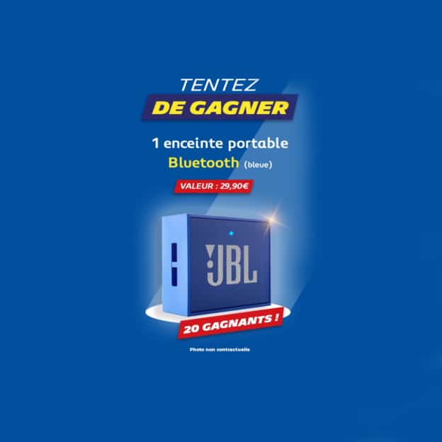 Jeu Cash-Center : Tentez de gagner une enceinte JBL