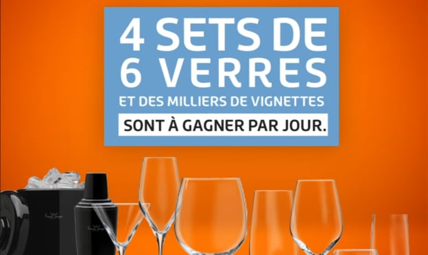 Jeu Netto Royal Limoges : Lots de verres et vignettes à gagner