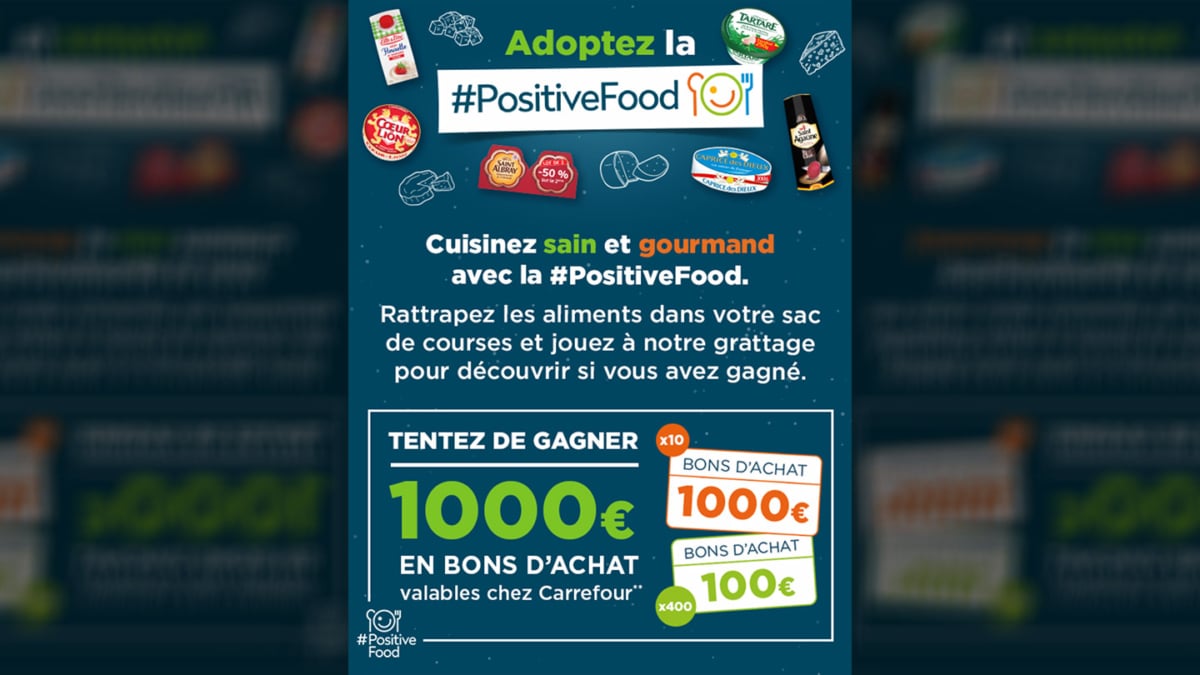 Jeu Qui veut du fromage : 410 lots de bons d’achat Carrefour à gagner