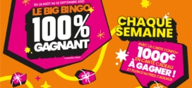 Jeu Anniversaire Conforama à code : Big Bingo 100% gagnant