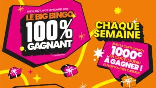Jeu Anniversaire Conforama à code : Big Bingo 100% gagnant