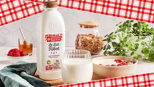 Testez gratuitement le Lait Ribot Paysan Breton avec TRND