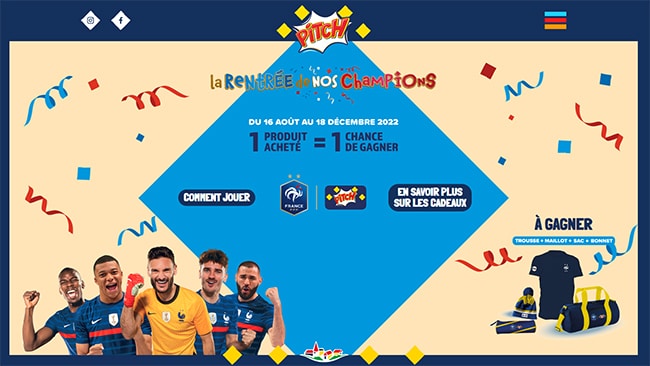 Gagnez des cadeaux FFF avec vos codes Pitch