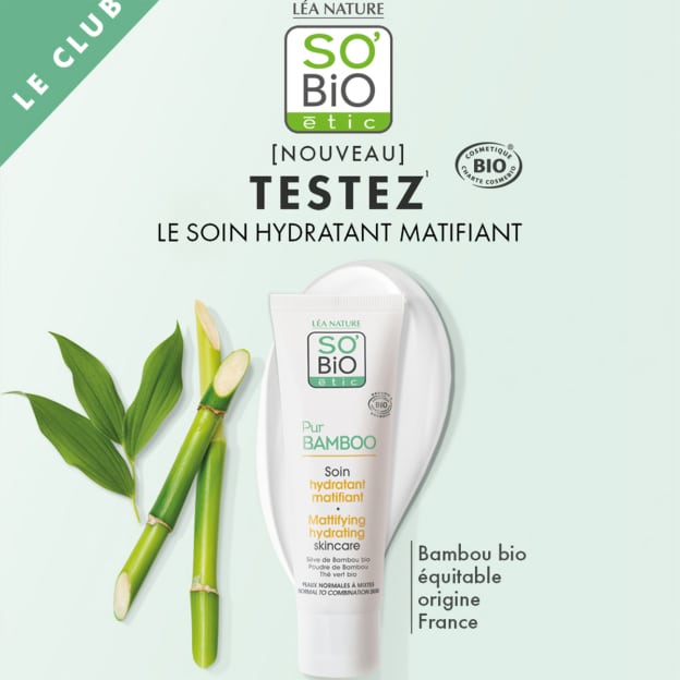 Test SO’BiO étic : Soins hydratant matifiant gratuits