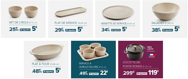 Les plats & service et cocotte en fonte STAUB chez Carrefour