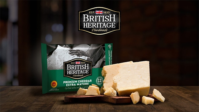 Testez gratuitement le fromage Cheddars AOP British Heritage avec TRND
