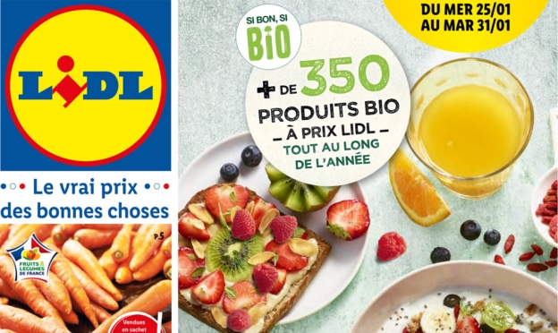 Catalogue Lidl « Si bon, si BiO » du 25 au 31 janvier 2023