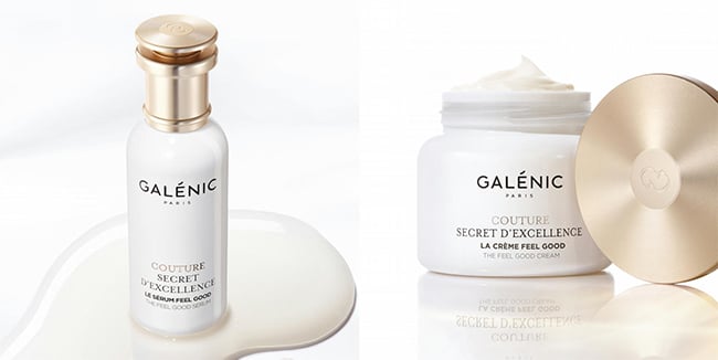 Recevez un échantillon de la crème ou du sérum Couture Secret d'Excellence Feel Good Galénic