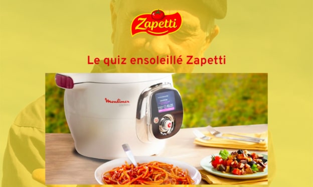 Jeu Zapetti : Cookeo, plants de cerises et sauces à gagner