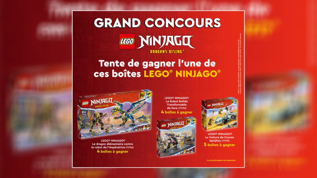 Jeu Journal de Mickey : 13 boîtes de LEGO Ninjago à gagner