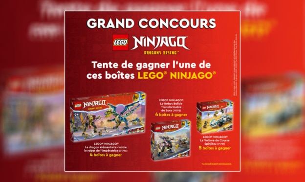 Jeu Journal de Mickey : 13 boîtes de LEGO Ninjago à gagner