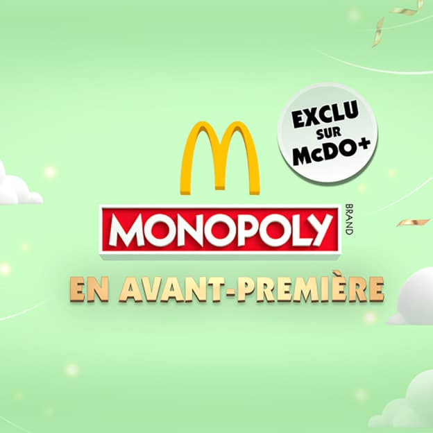 McDonald’s : Le jeu Monopoly de retour en exclu sur McDo+