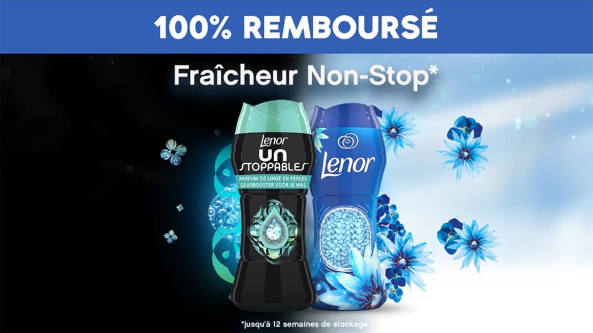 ODR Envie de Plus : Parfum de linge Lenor gratuit car 100% remboursé