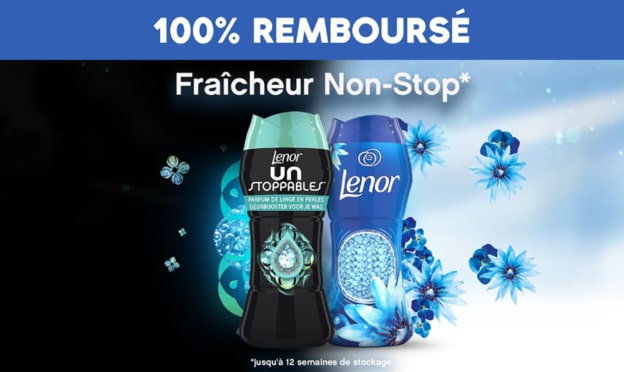 ODR Envie de Plus : Parfum de linge Lenor gratuit car 100% remboursé