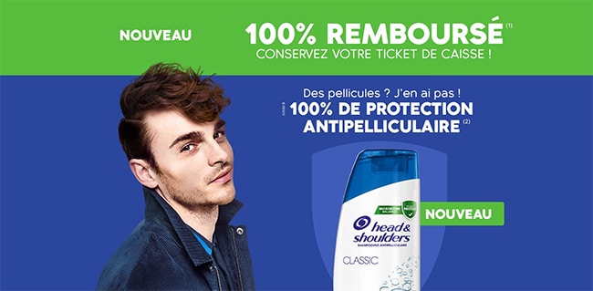 Recevez le remboursement de vos soins capillaire Head & Shoulders avec Envie de Plus