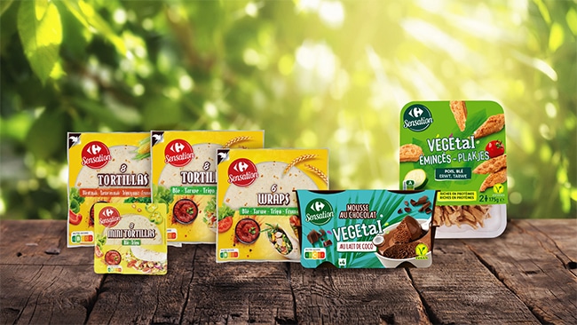 Testez les émincés, desserts et galettes de blé Carrefour Sensation Végétal avec TRND