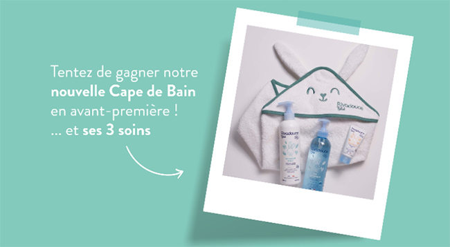 Tentez de gagner la nouvelle cape de bain Rivadouce et ses 3 soins